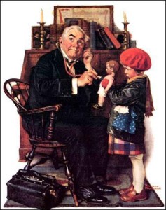 norman-rockwell-doctor-doll-posters